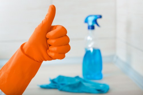 Commercial one-off cleaning for an office in SW6