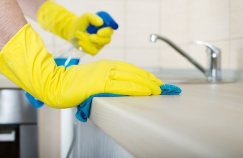 Deep cleaning a sofa in a residential SW6 property