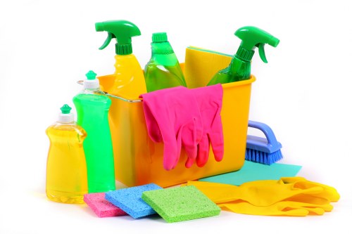 Local cleaners preparing a Fulham apartment for tenancy handover