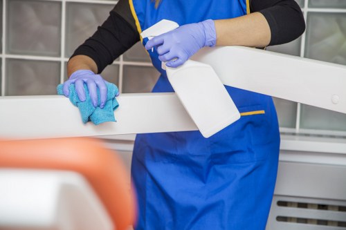 Local carpet cleaning service in SW6 restoring a hallway carpet